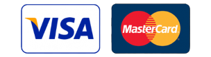 We accept Visa and MasterCard